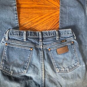 Wrangler worn vintage jeans